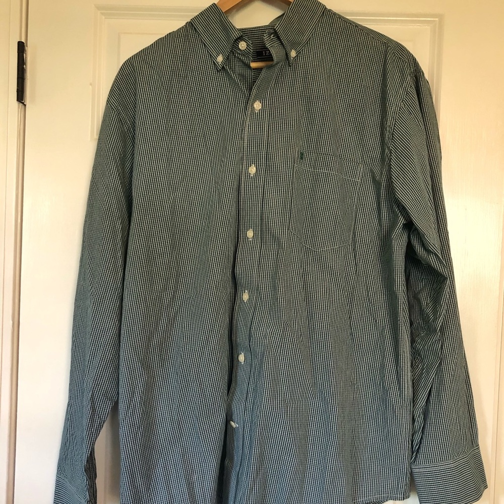 Men’s Large IZOD Button Up Long Sleeve Shirt